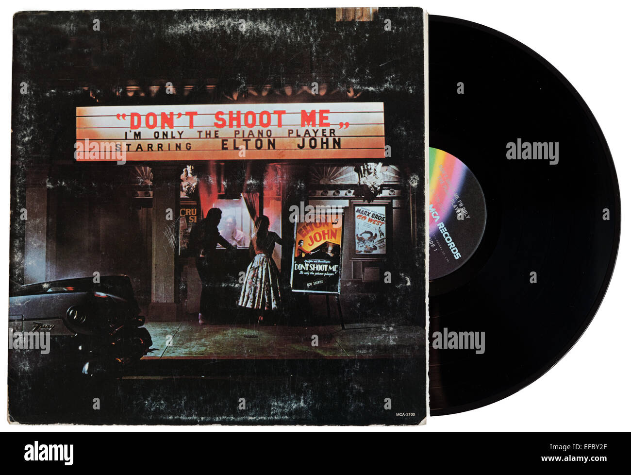 Don`t Shoot Me I'm Only The Piano Player by Elton John Stock Photo